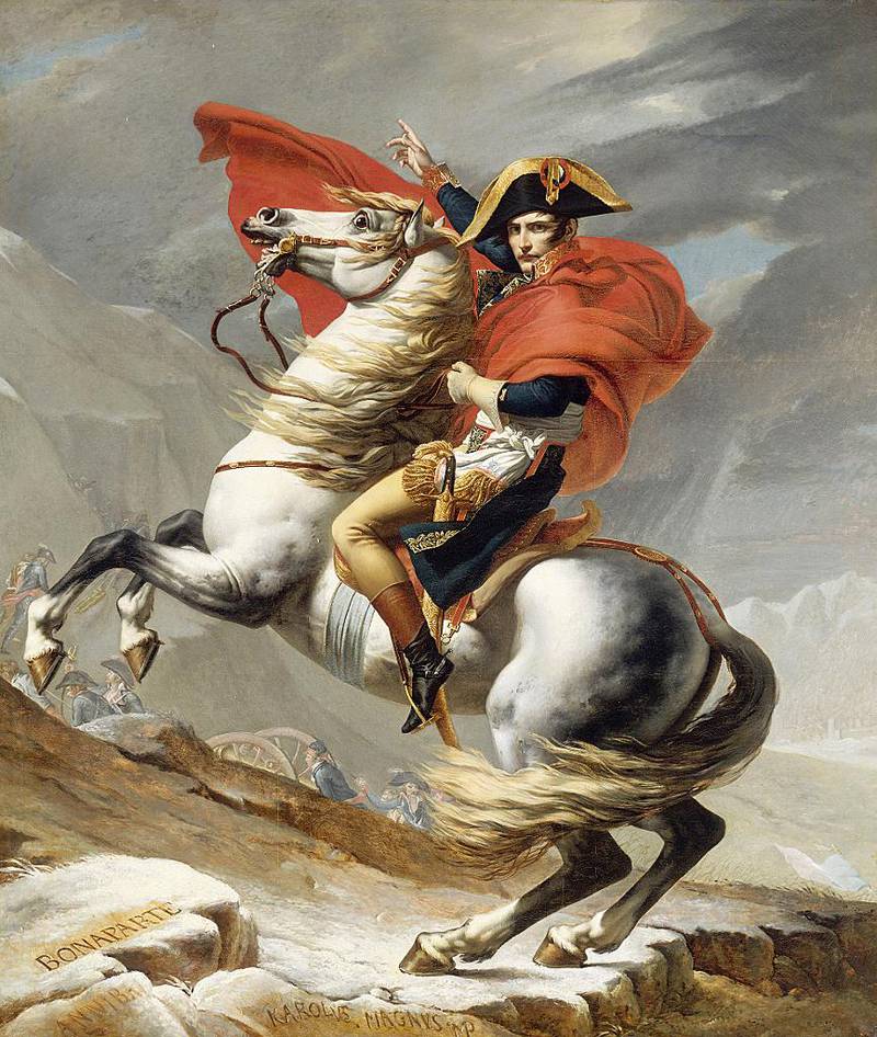 Napoleon: Orginalen ble malt i årene 1801–1805.