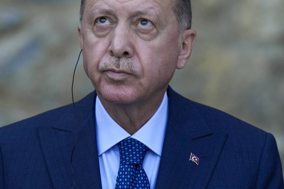 Tyrkia vil kjøpe F-16-fly fra USA som kompensasjon for F-35-flyene amerikanerne nekter å selge dem, sier president Recep Tayyip Erdogan. Foto: AP / NTB 