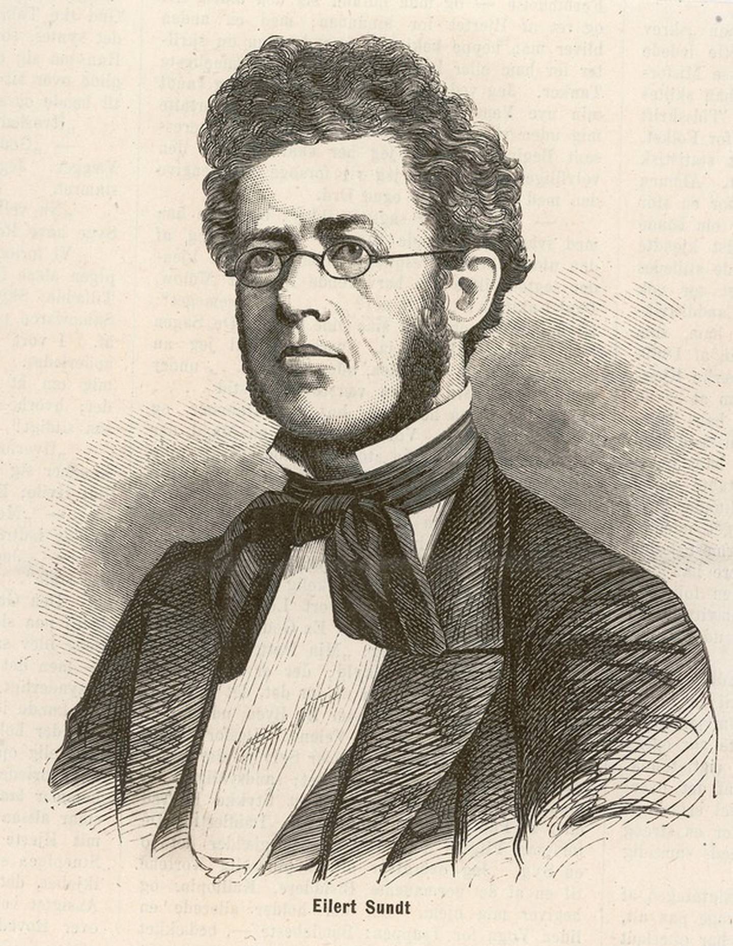 OPPHAVSMANNEN: Eilert Sundt var teolog og samfunnsforsker. På midten av 1800-tallet gjorde han en rekke studier av det han kalte fantefolket.