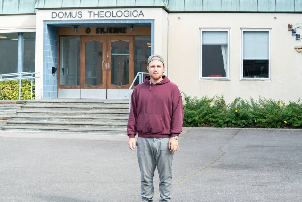 Eilert Aasen, leder i Teologisk studentutvalg, ved den Teologiske fakultetet i Oslo.