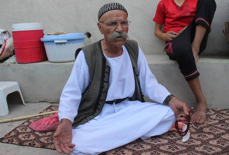 VENDT HJEM: 80-årige Suleiman Murad Ali er en av om lag 420 jesidier som har returnert til Sinjar siden byen ble okkupert av IS.