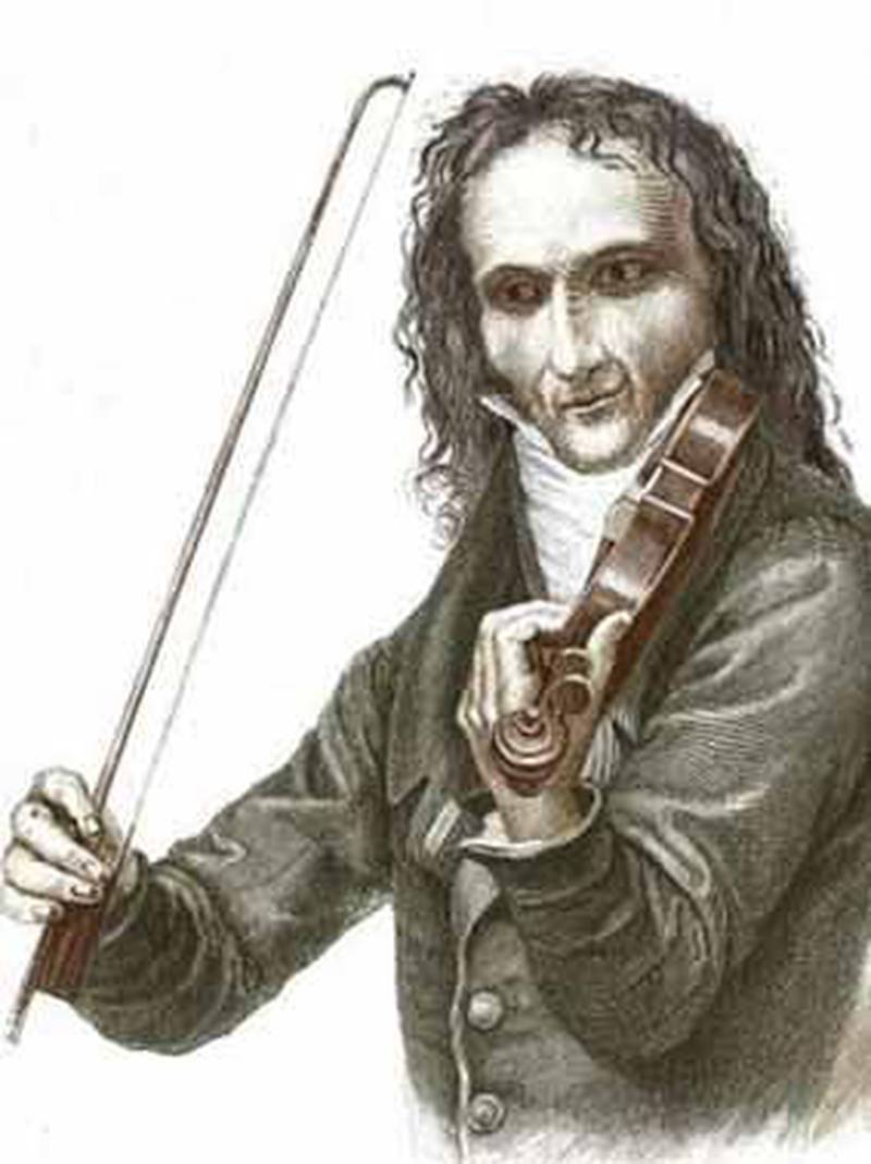 Villskap: Niccolo Paganini (1782-1840) spilte fiolin så strengene røk en etter en. Flere trodde det var djevelen som skapte villskapen han representerte.
