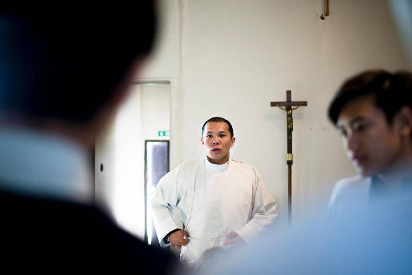 P. Khiem snakker både norsk og vietnamesisk. Det er en fordel i jobben som menighetsprest.