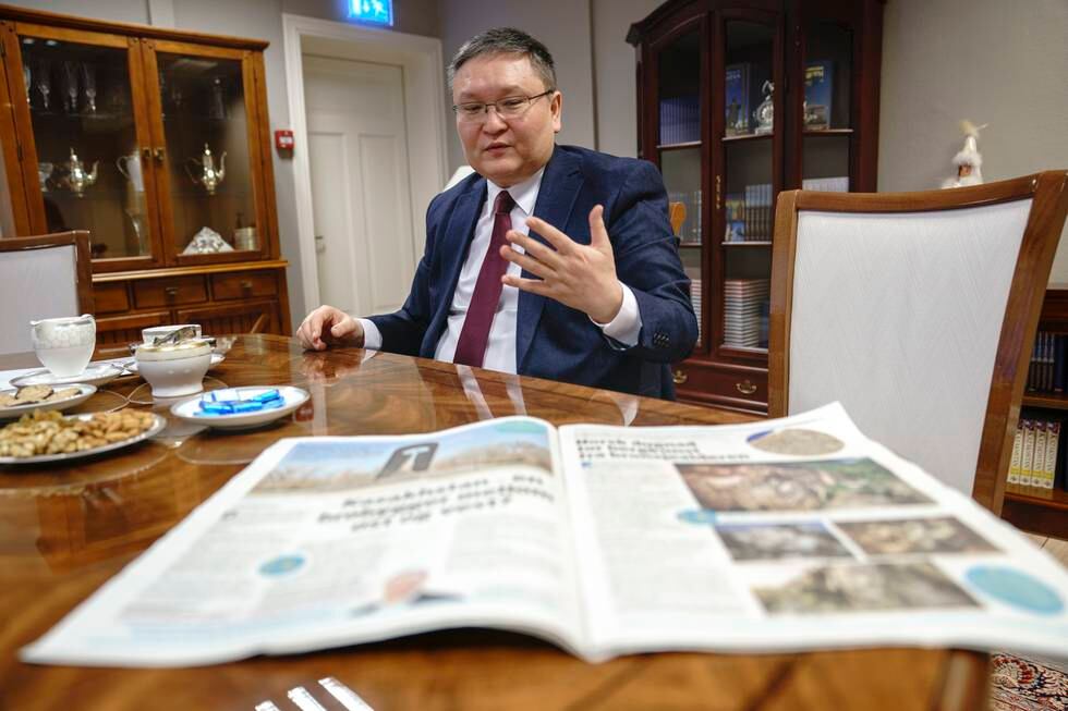 Yerkin Akhinzhanov. Kazakhstans ambassadør til Norge.
