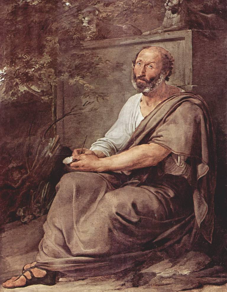 Aristoteles, maleri av Francesco Hayez