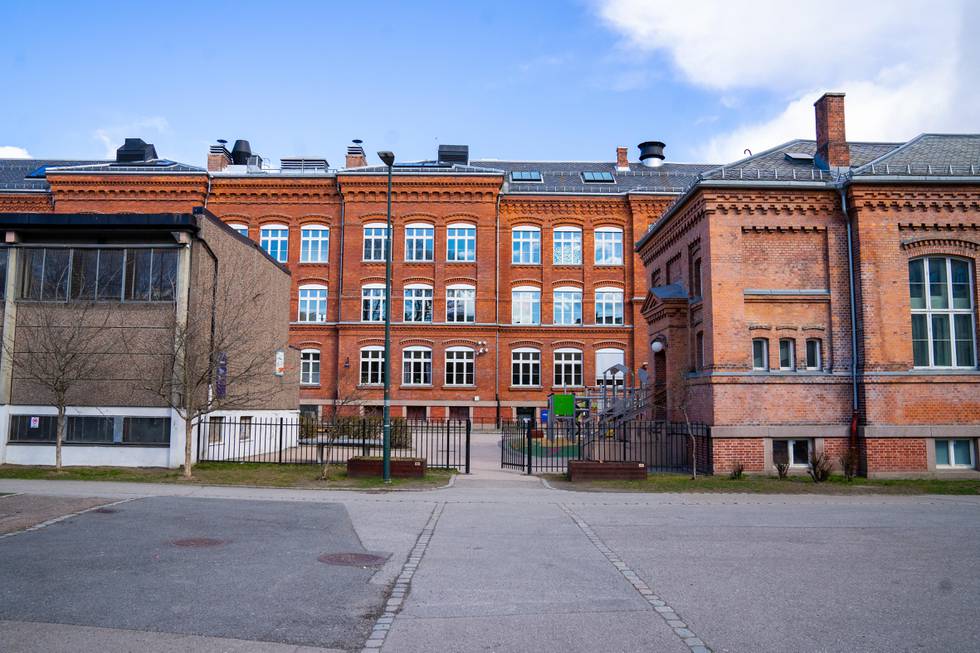 Oslo 20200403. 
Vahl skole i Herslebs gate 26.
Foto: Thomas Brun / NTB scanpix