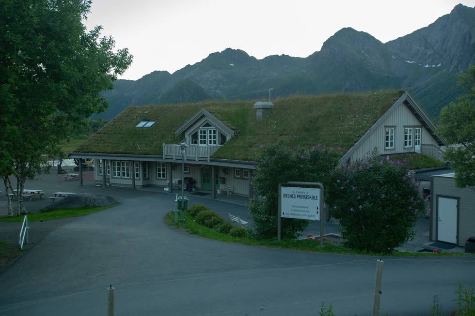 Guds menighets friskole i Ørsnes i Lofoten.