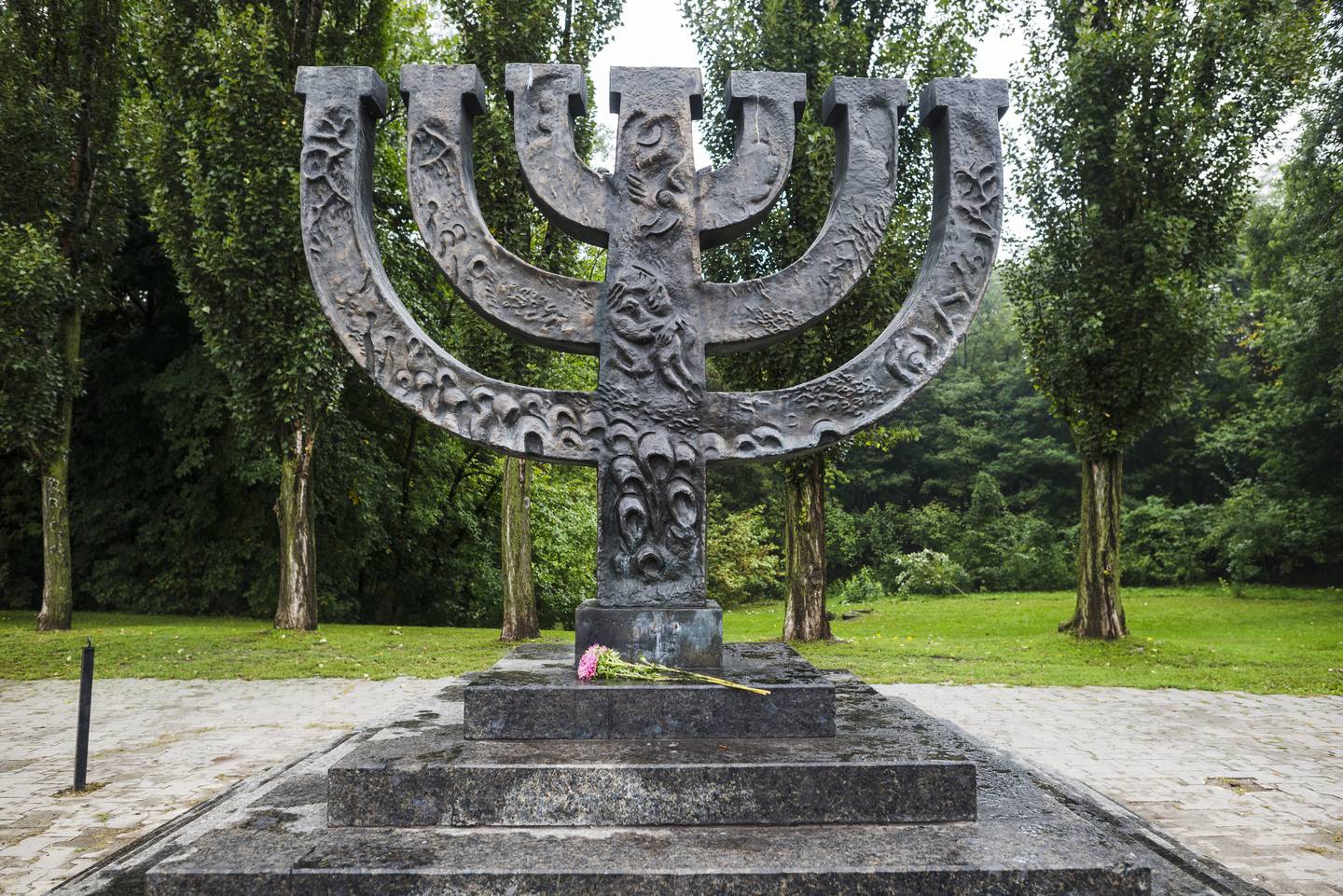 Babij Jar, Kiev, Ukraina. Den verste enkeltmassakren av jøder under den 2. verdenskrig. 33,771 jøder ble drept