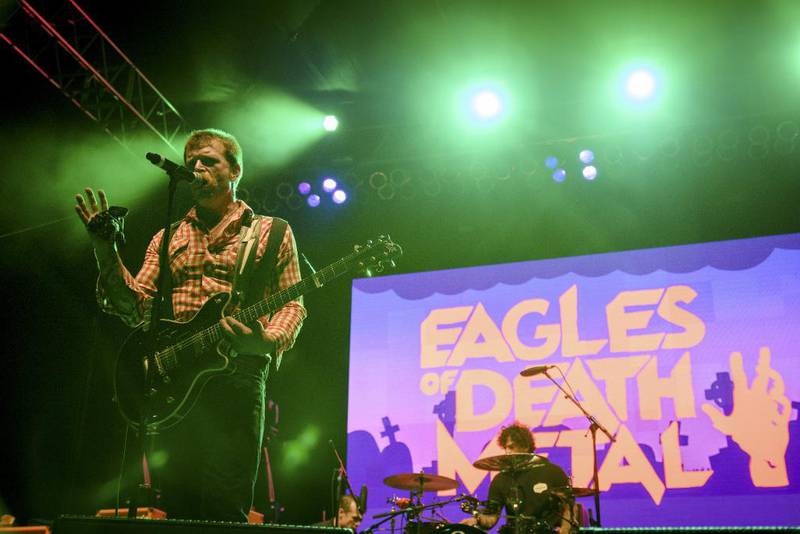 Eagles Of Death Metal stod på scenen i Paris da skuddene mot publikummere i salen behynte. I alt 89 ble drept i salen.