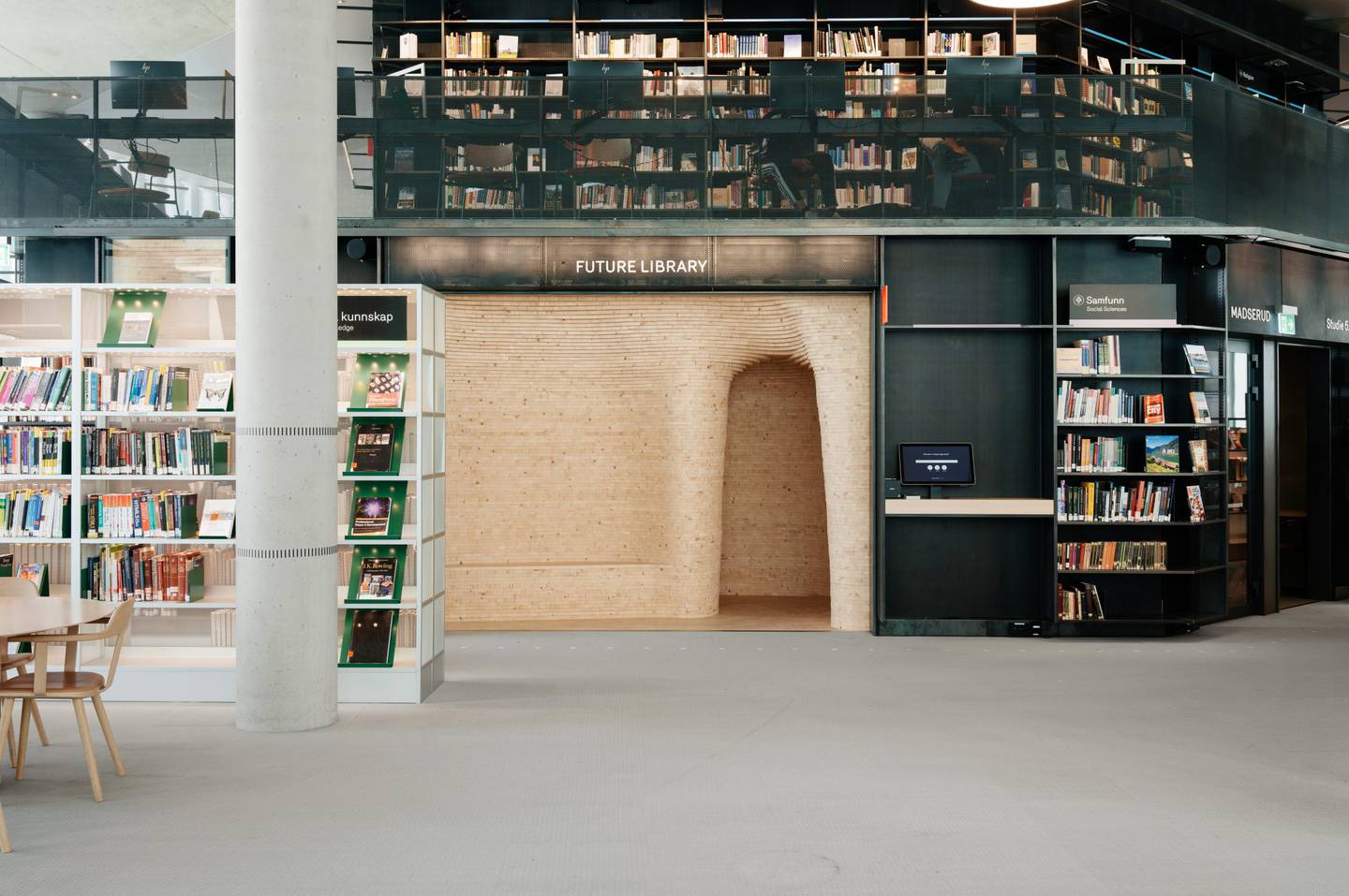 Framtidsbiblioteket, Deichman Bjørvika