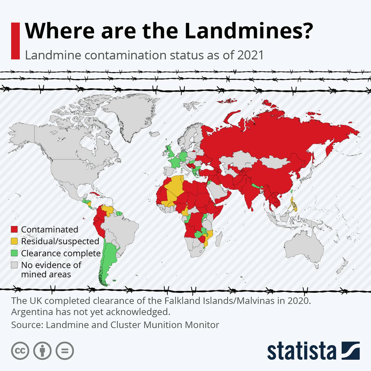 Kart over landminer