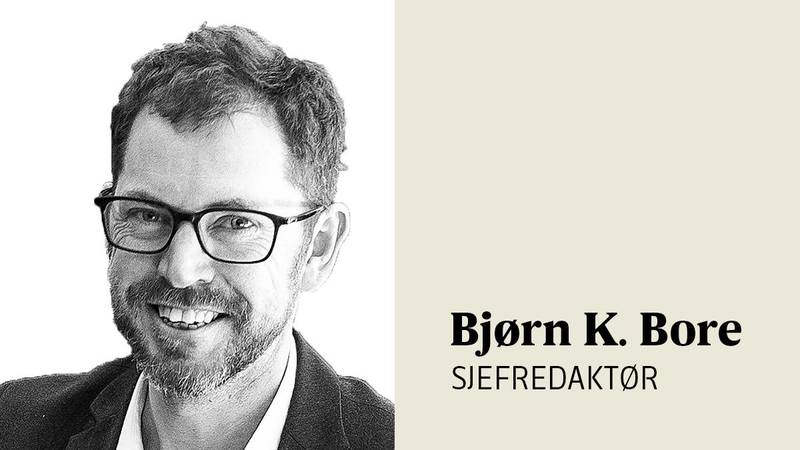 Vårt Lands sjefredaktør Bjørn Kristoffer Bore.