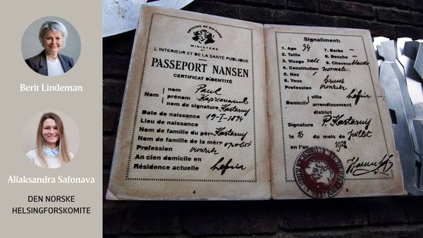 Gi belarusere et «Nansen-pass»