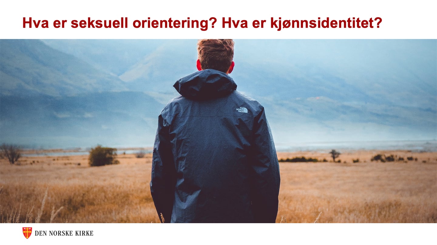 PowerPoint-plansjer i Den norske kyrkja sitt LHBT+-kurs for alle tilsette.