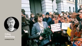 Da 14 samekvinner sang salmer på Gro Harlem Brundtlands kontor