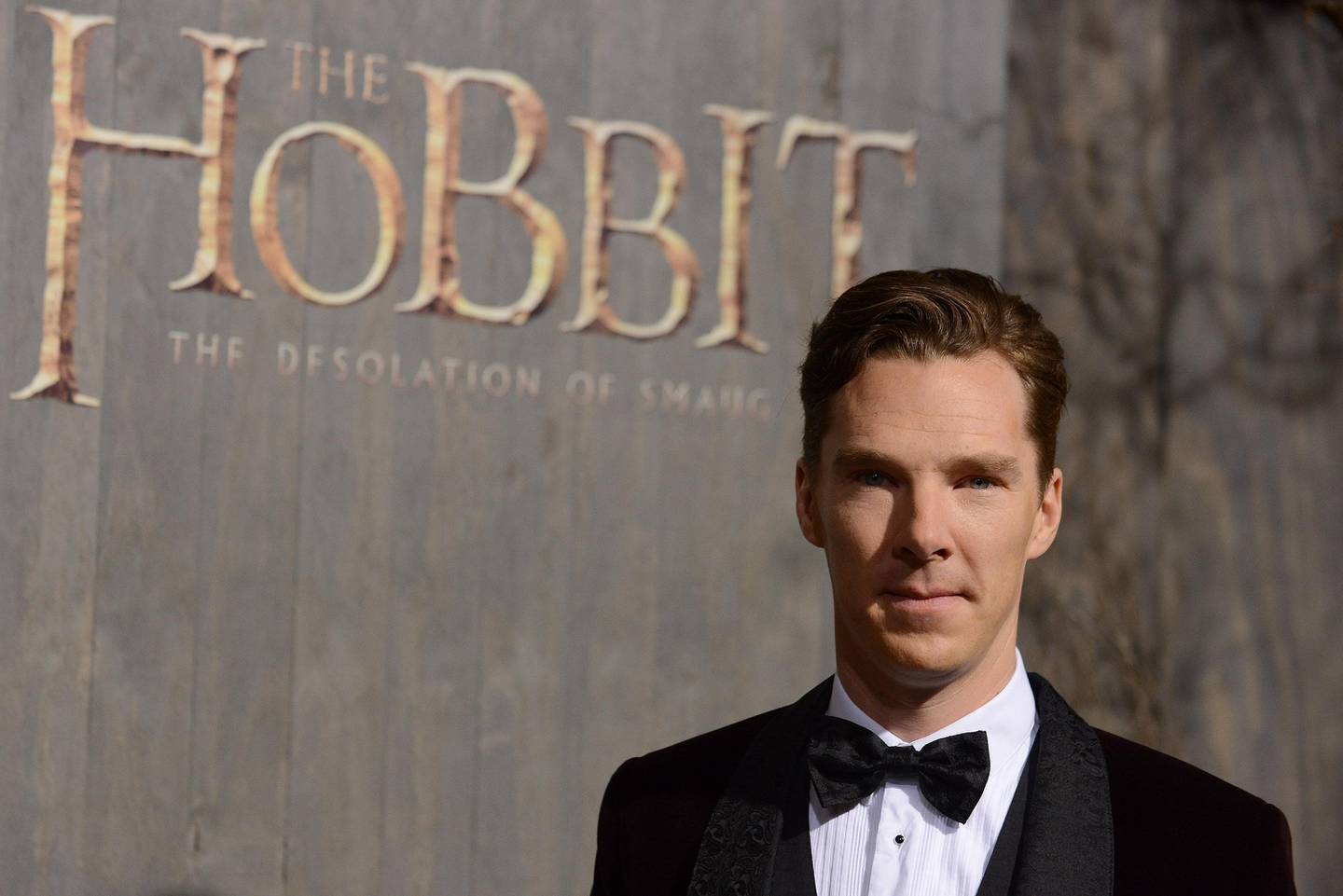 Actor Benedict Cumberbatch arrives at the Los Angeles premiere of "The Hobbit: The Desolation of Smaug" at the Dolby Theatre on Monday, Dec. 2, 2013. (Photo by Jordan Strauss/Invision/AP)