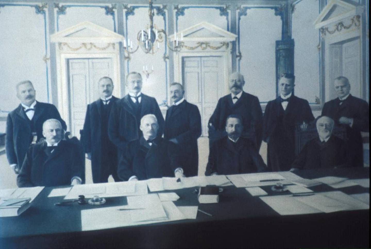 Frimurerlosjen sto sentralt i unions­forhandlingene­ mellom Sverige og Norge i 1905. Bygningen ga en verdig ramme for de svenske og norske delegatene.