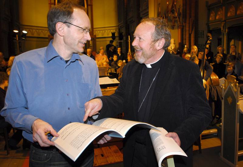 Jørn Fevang og Trond Kverno fremførte Johannespasjonen i Bragernes kirke i 2007.