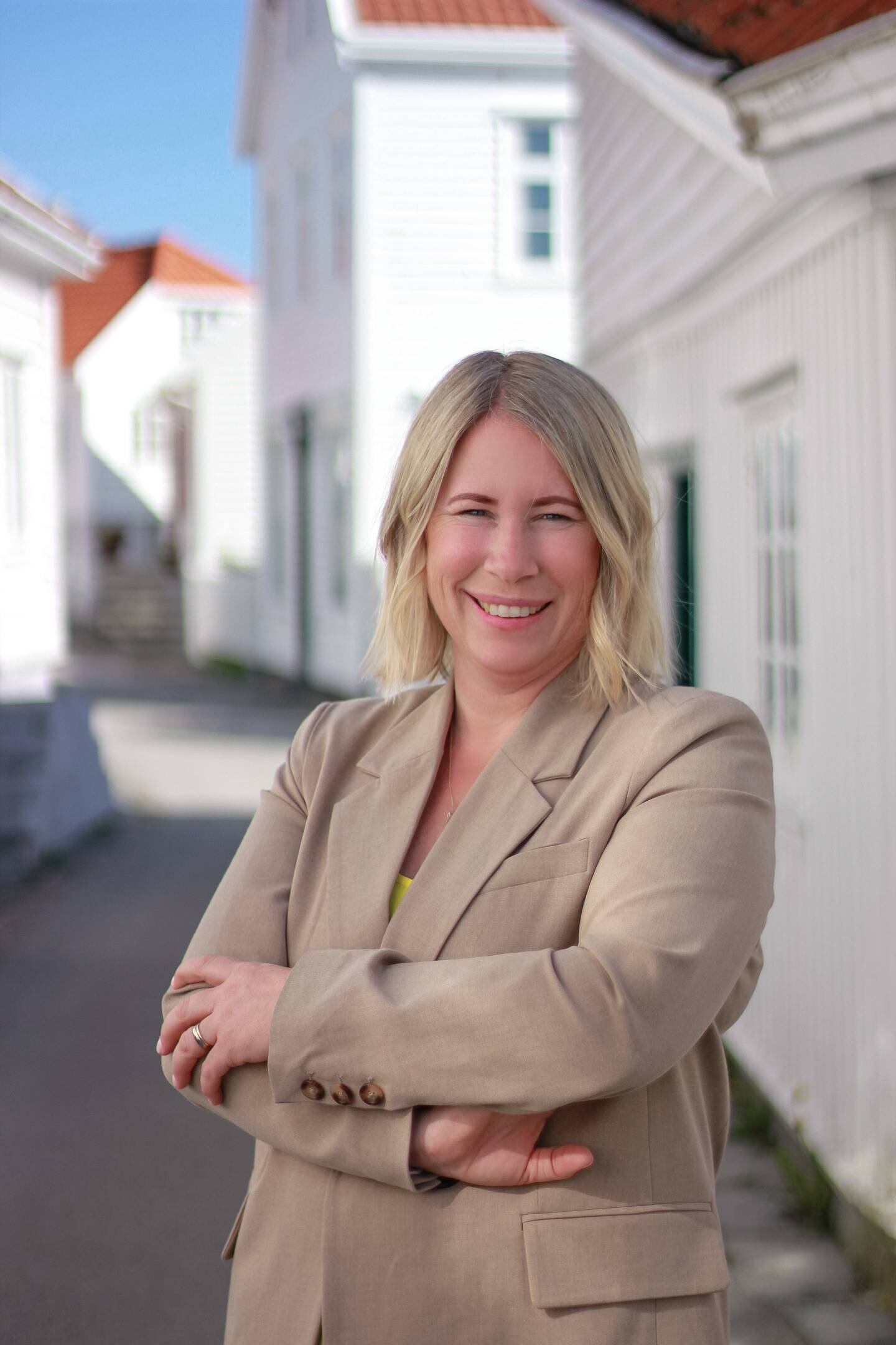 TROLIG NY NESTLEDER: May Synnøve Rygh (42) som er varaordfører i Karmøy, foreslås som ny 1. nestleder i Rogaland KrF.