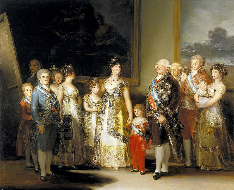 Om Goya ville gjøre narr av eller hylle konge­familien, er det opp til en hver å bedømme. 