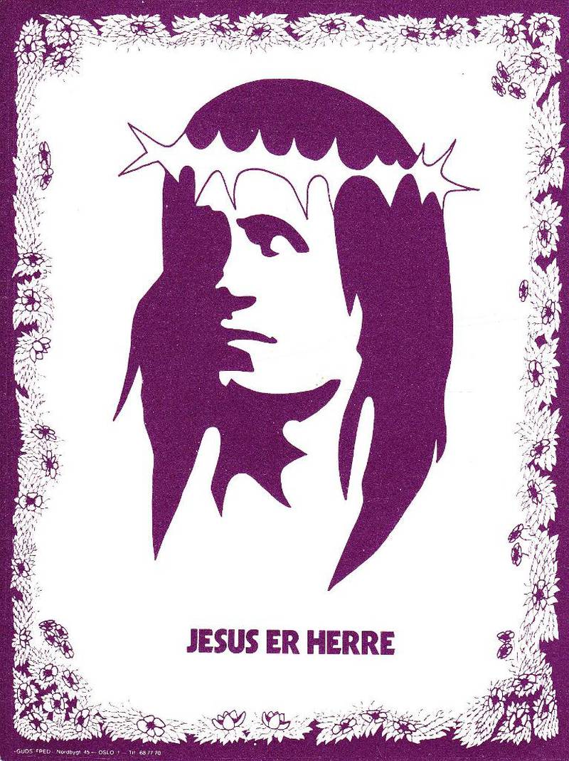 Jesusbevegelsen var rett på sak og ville gjøre Jesus synlig ute i gatebildet. Derfor hengte de opp plakater, på samme måte som de mer politisk engasjerte hengte opp plakater av sin helt, Che Guevara.
