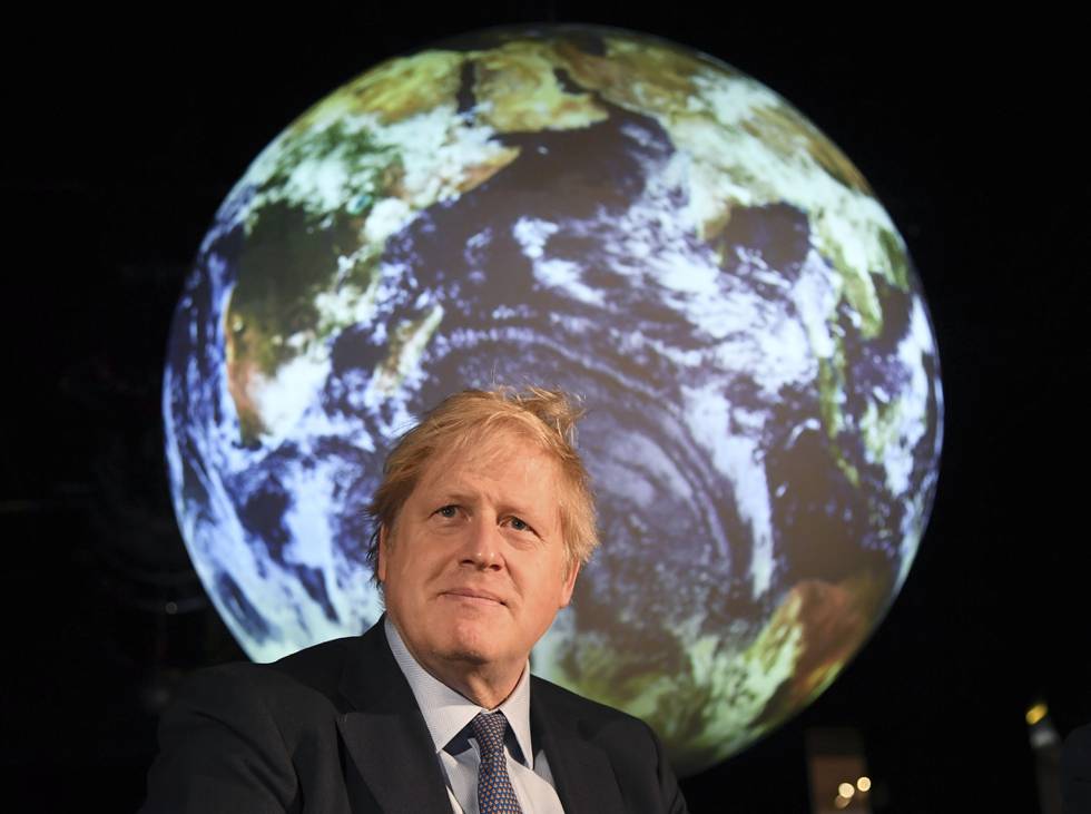 VENDEPUNKT: Statsminister Boris Johnson er vert for klimatoppmøtet i Glasgow. Han mener det må bli et vendepunkt for menneskeheten. – Vi kan gjøre denne vakre planeten praktisk talt ubeboelig – ikke bare for oss selv, men for mange arter, sa Johnson til FNs hovedforsamling i september.