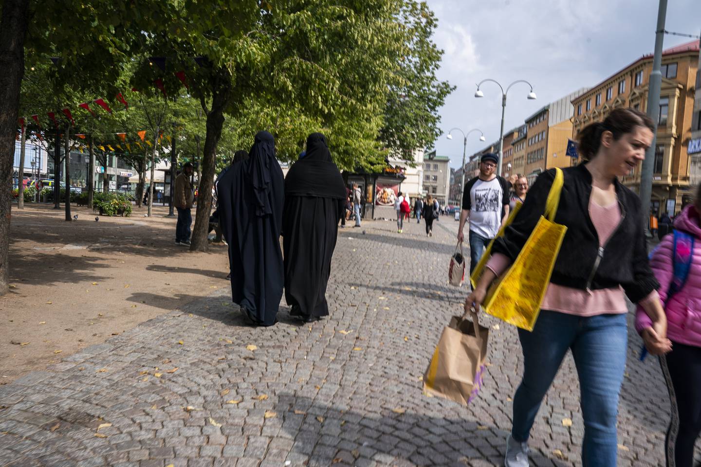 Valg i Sverige 2018. Burka i Göteborg.