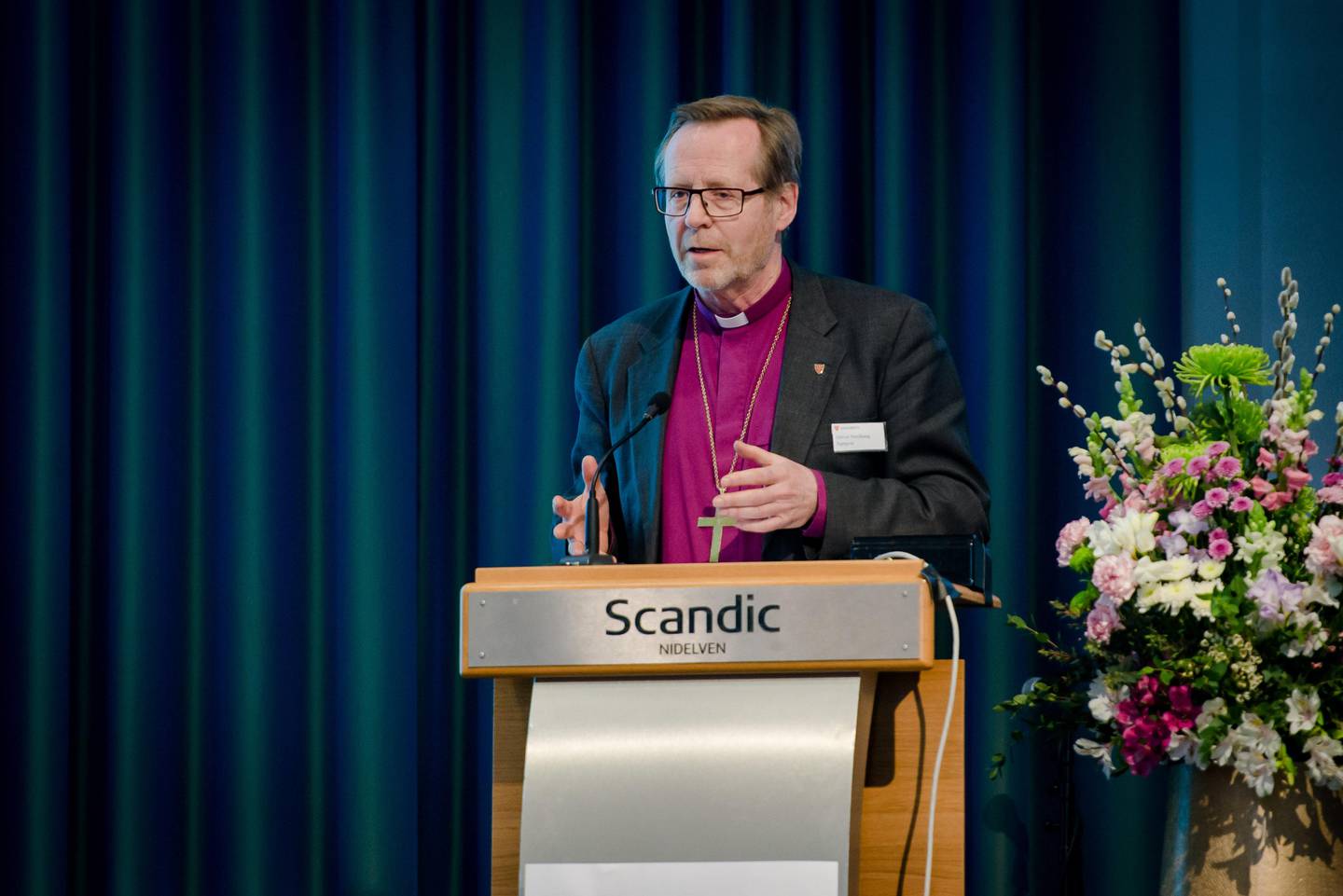 Trondheim 28.03.2019
Kirkemøte i Trondheim 2019. Her fra torsdagen. Halvor Nordhaug, biskop.
FOTO: JOAKIM S. ENGER