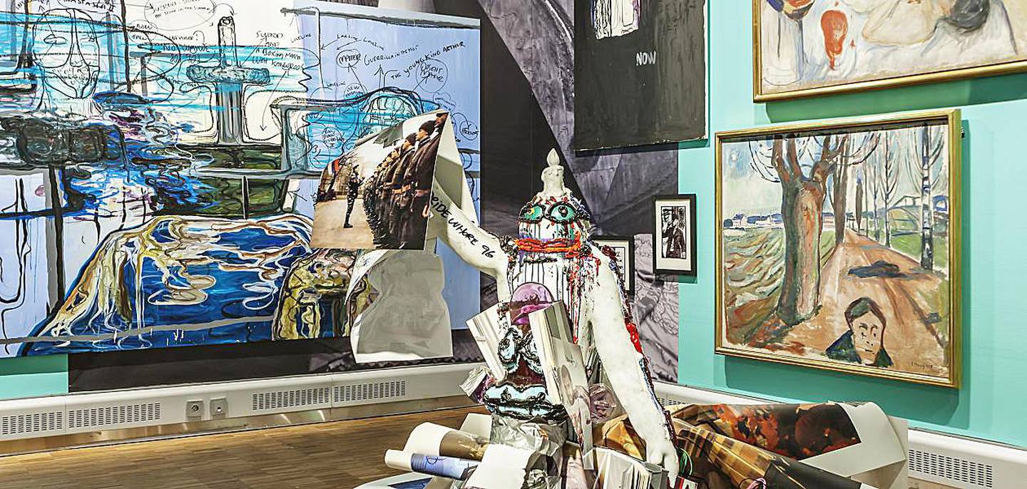 Sammenstillingen med Bjarne Melgaard fungerte bedre for Munchmuseet, fordi den frigjorde seg fra en «korrekt» presentasjon av Munch, skriver Kjetil Røed.