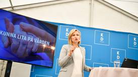 Svenske KrF har kurs mot valgkatastrofe