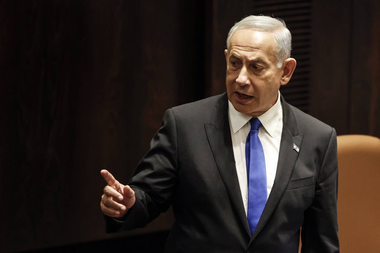 Israels statsminister Benjamin Netanyahu. Foto: Amir Cohen / AP / NTB