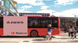 Bussene i Oslo skal kjøre rundt med bibelvers