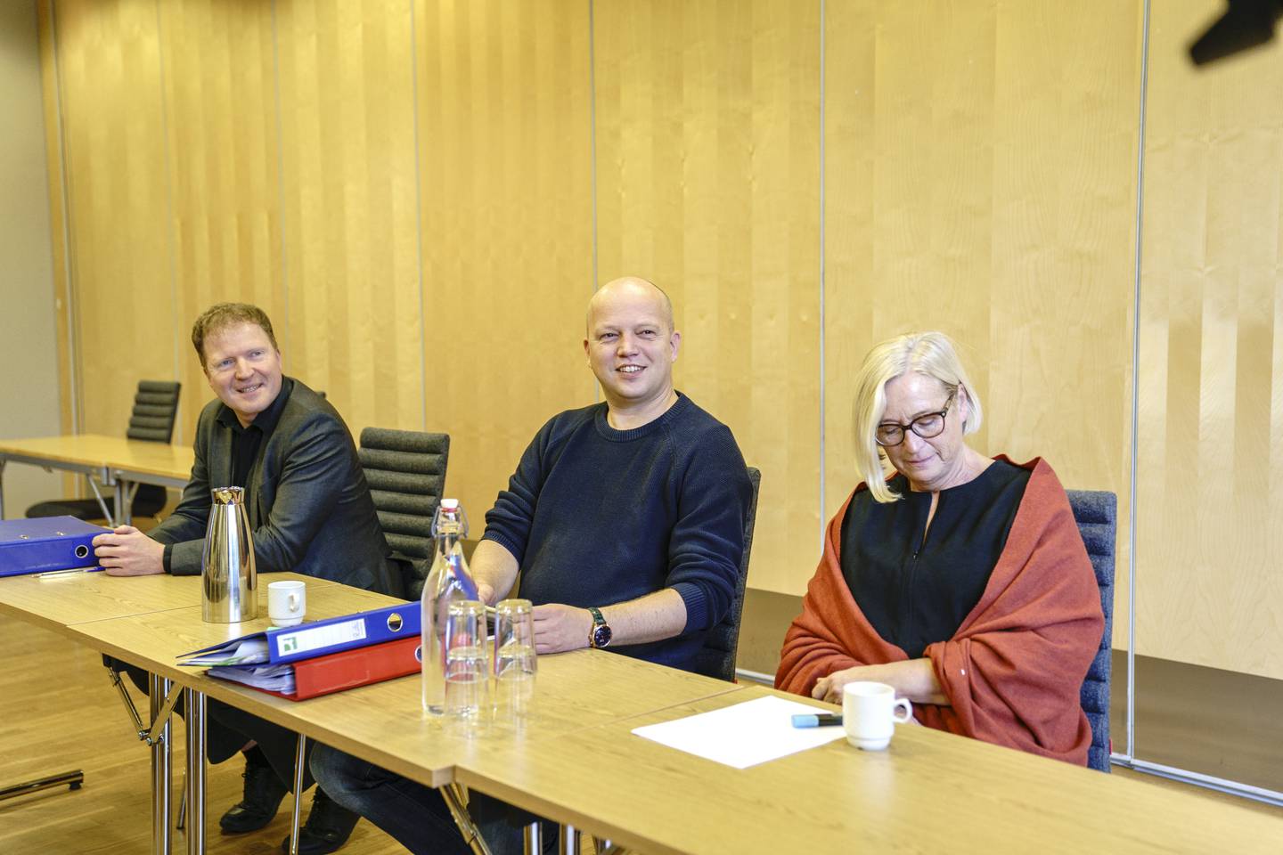 Regjeringsforhandlinger på Hurdalsjøen Hotell i Hurdal.