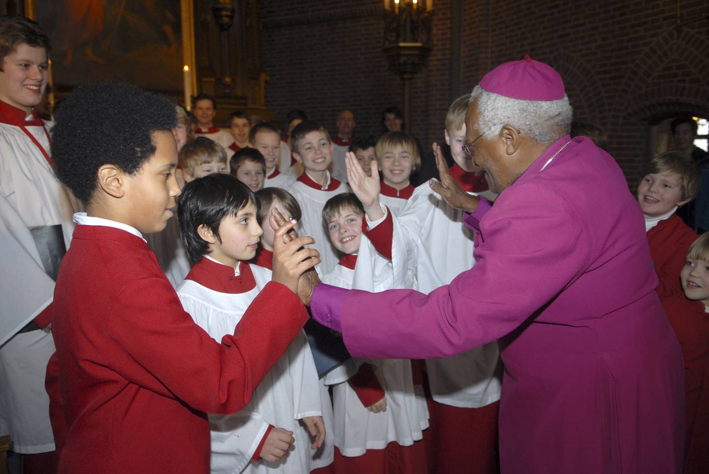 biskop desmond tutu oslo domkirkes guttekor
