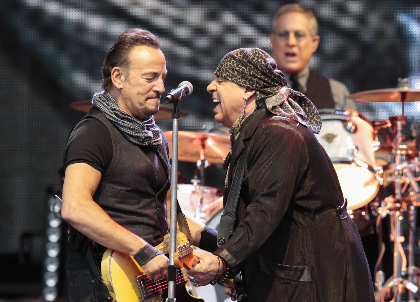 Springsteen og Van Zandt på Ullevål Stadion.
