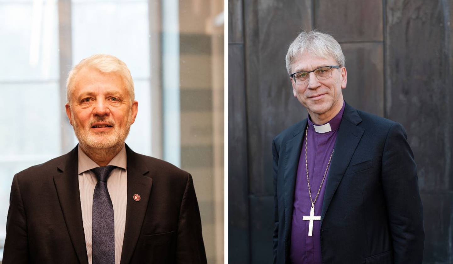 Dagfinn Høybråten, Kirkens Nødhjelp og Olav Fykse Tveit, preses i Den norske kirke