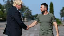 Boris Johnson besøkte Kyiv på Ukrainas uavhengighetsdag