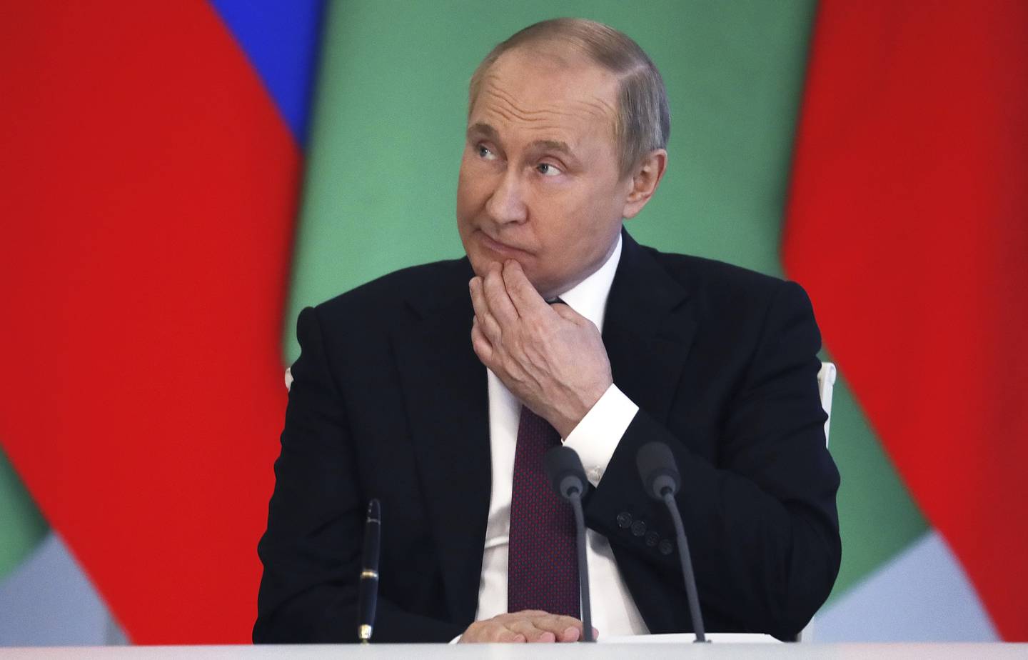 Russlands president Vladimir Putin er involvert i krigen i Ukraina på lang sikt, mener norsk professor. Foto: Jurij Kotsjetkov / AP / NTB