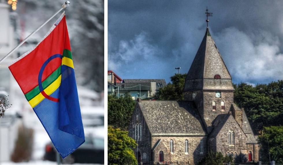 Samisk flagg og Nordlandet kirke