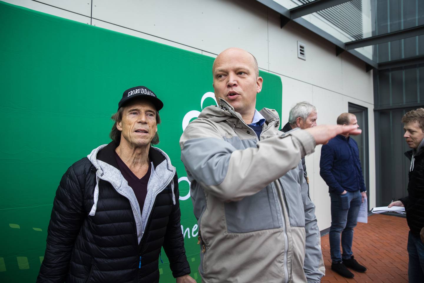 Tidligere Ap-profil i Oslo, Jan Bøhler, og Sp-leder Trygve Slagsvold Vedum i 2020.