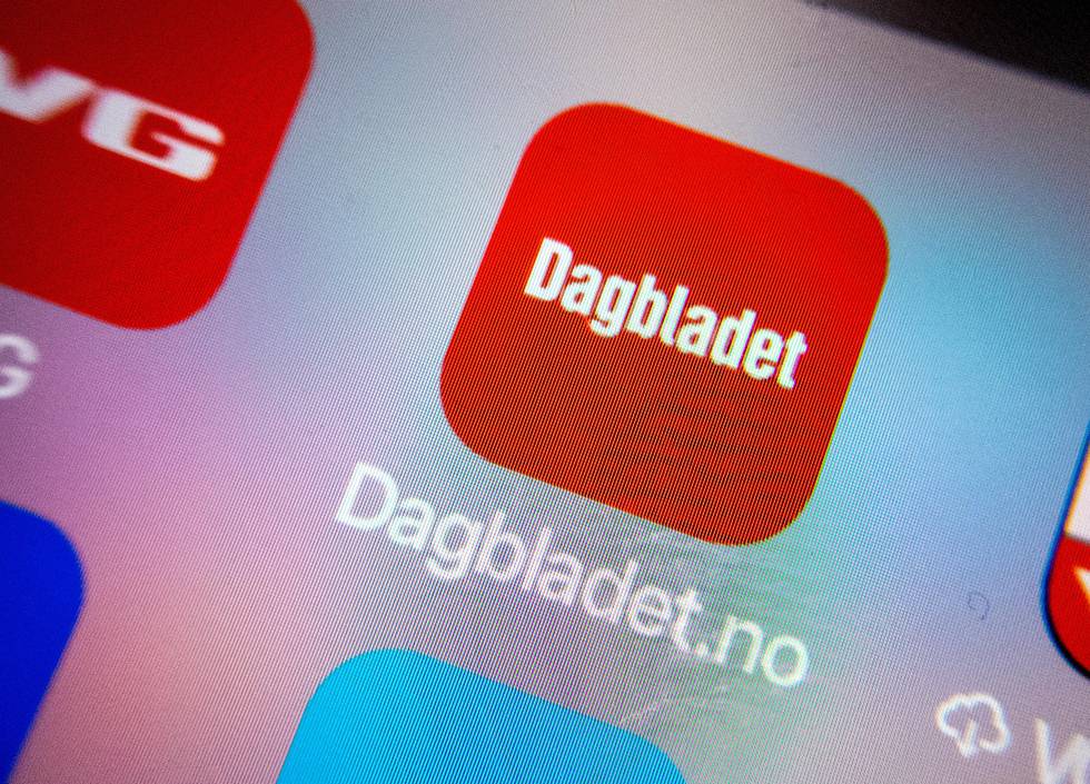 Oslo  20190225.
Illustrasjonsbilde: Dagbladet appen på mobil.
Foto: Gorm Kallestad / NTB scanpix