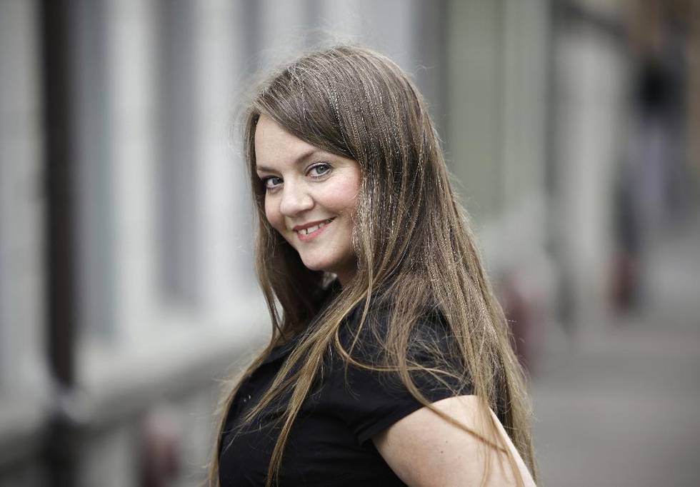 Forfatter- debutant Kjersti Bjørkmo følte seg nedvurdert av DnBs Oppstart- lansering på Litteraturfestivalen på Lillehammer.