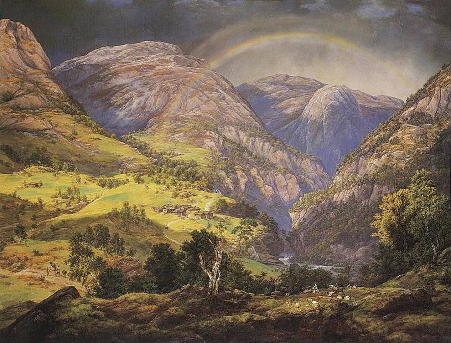 I. C. Dahls maleri er ett av våre viktigste nasjonalromantiske verk. Det kan også fortelle mye om distriktenes utfordringer, skriver Veslemøy Østrem.