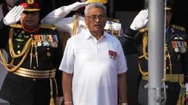Sri Lankas president har søkt avskjed per epost