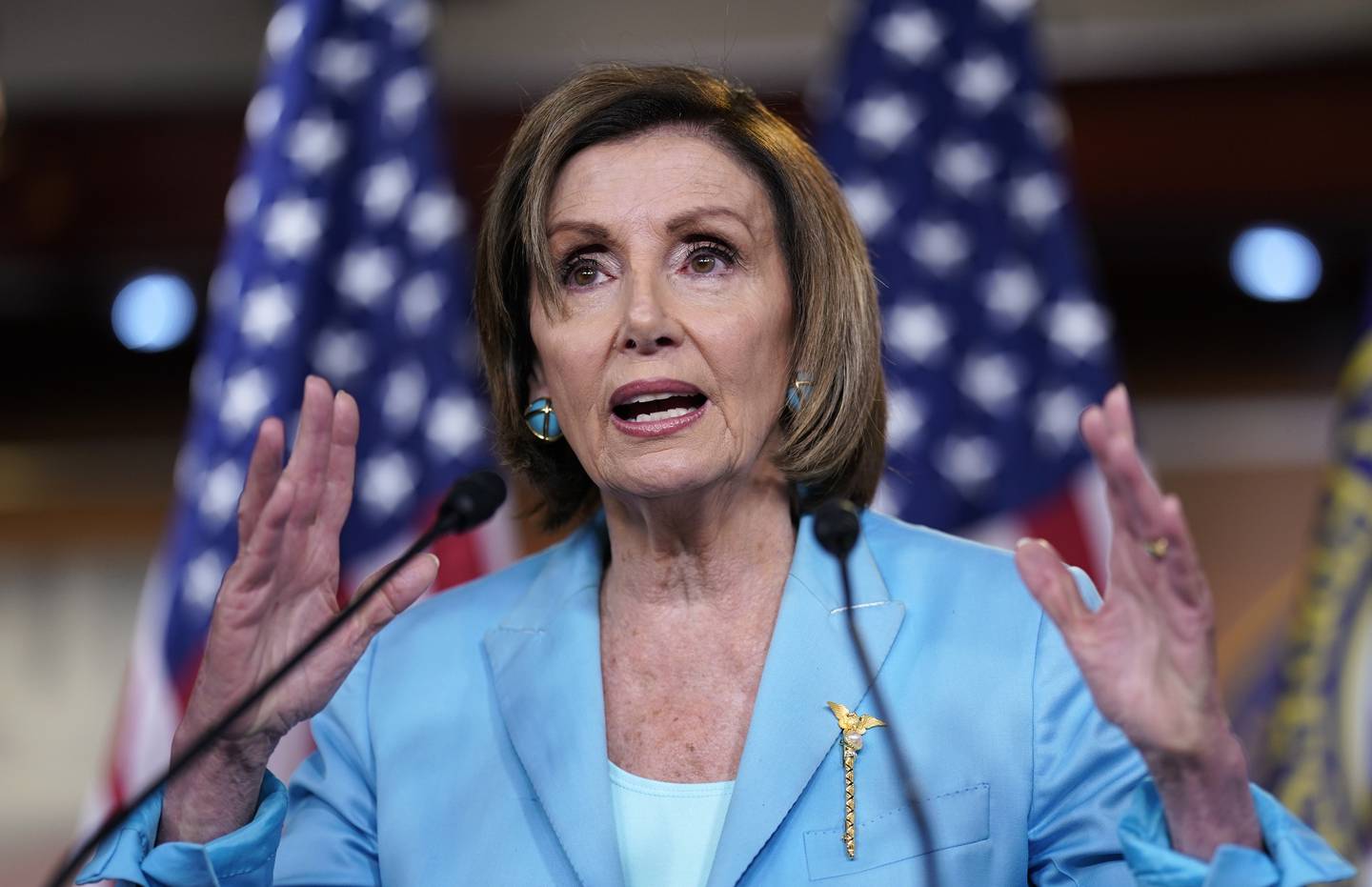 Nancy Pelosi skal etablere en komité for å granske stormingen av Kongressen, ifølge en AP-kilde. Foto: J. Scott Applewhite / AP / NTB