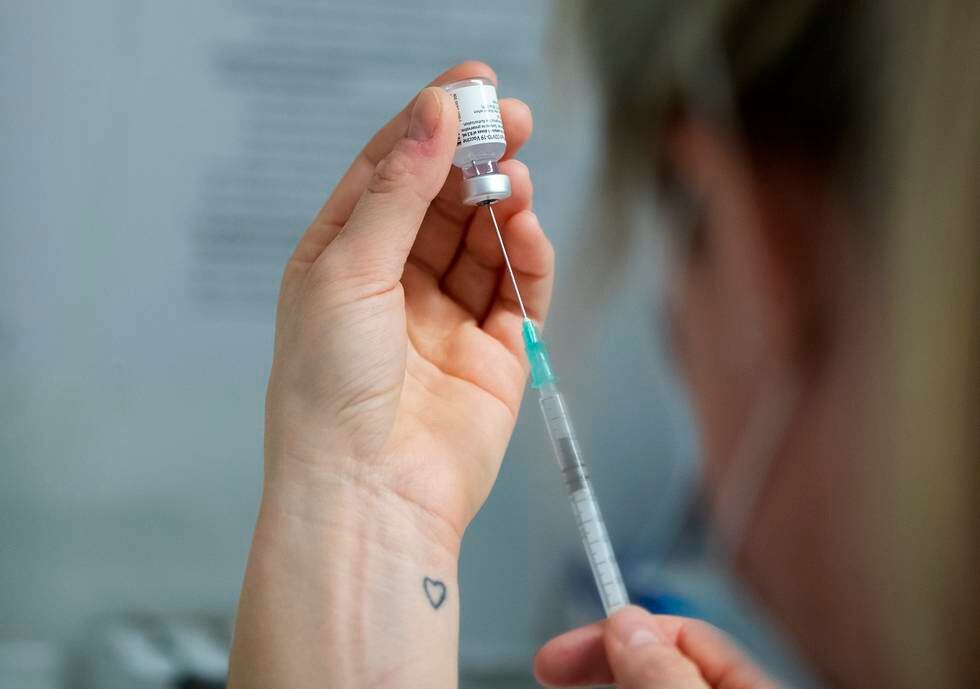 Noreg får ytterlegare 1,2 millionar dosar av Pfizer/Biontech-vaksinen. Foto: Berit Roald / NTB / NPK