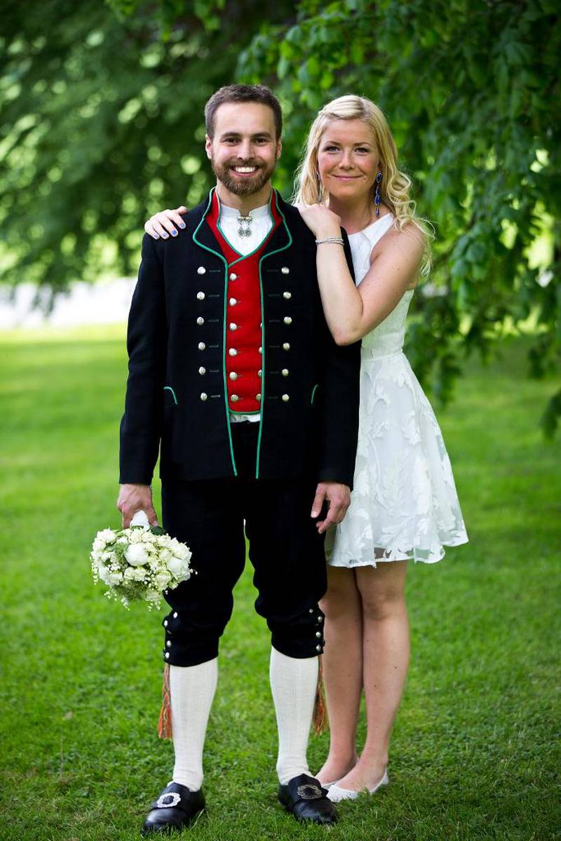 I GODE OG ONDE DAGER: I 2014 inngikk Vebjørn Tveiterås og Annabelle Bauer arrangert ekteskap på TVNorge. Nå har de akkurat flyttet inn i nykjøpt leilighet.