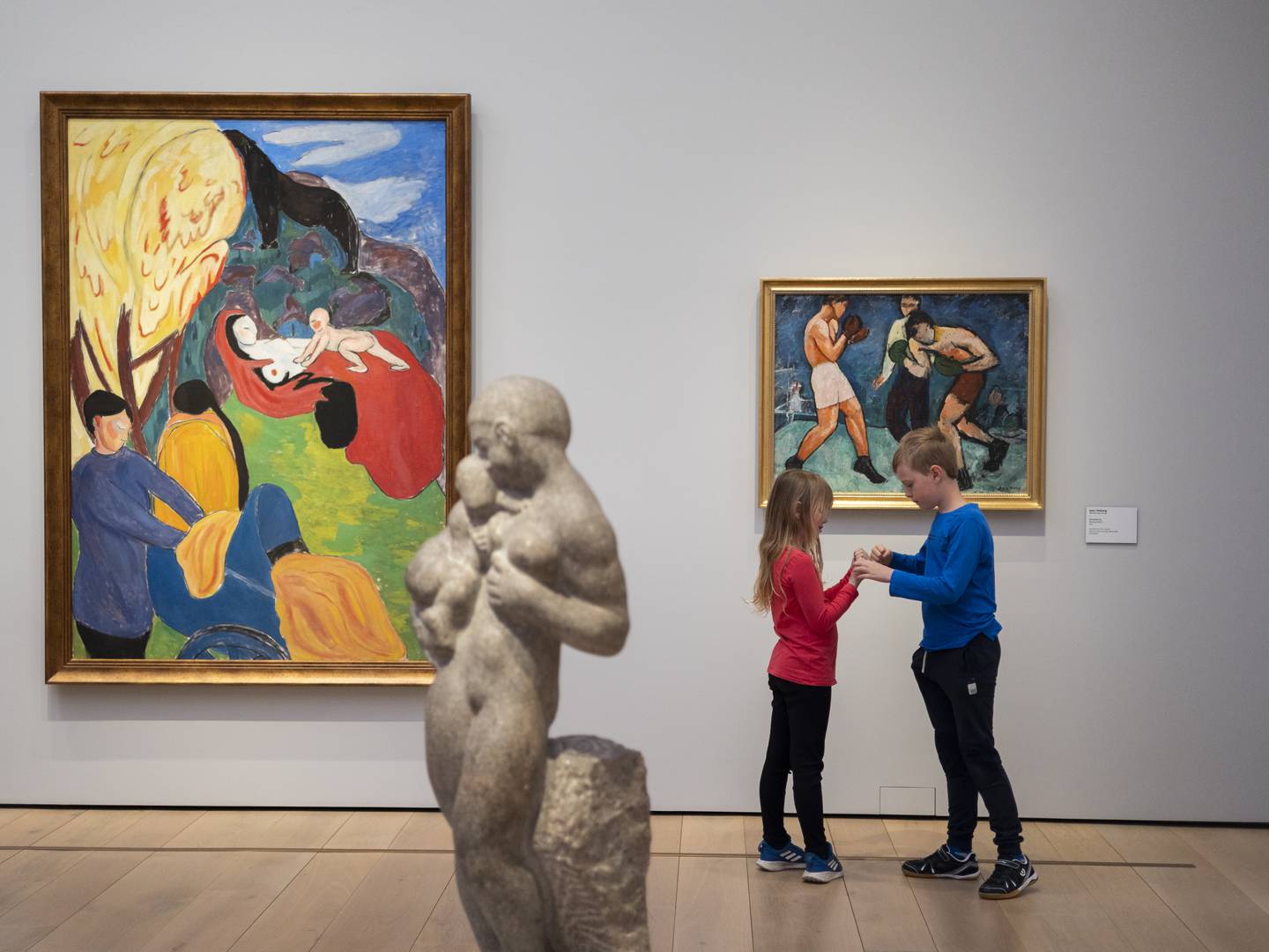 Anmeldelse av barnetilbod på kunstmuseum - Nasjonalmuseet.