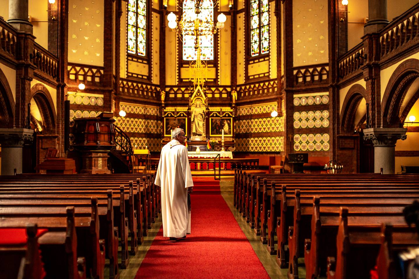 11.07.22. Oslo, Norge. Jan Bjarne Sødal fotografert i Paulus Kirke til Min Tro