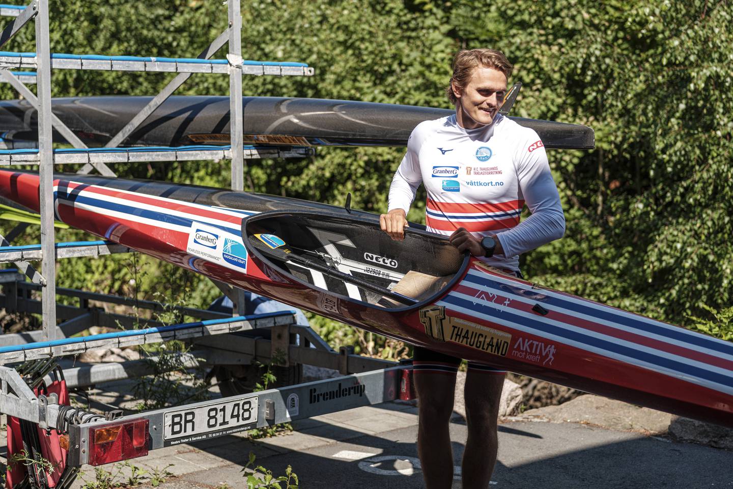Lars Magne Ullvang deltar i OL i Tokyo for Norge i K1 padling.